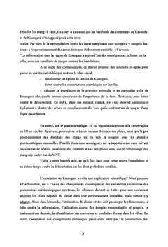 Prévision numérique de la pluviométrie sur la ville de Kisangani