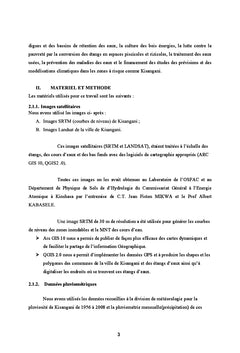 Prévision numérique de la pluviométrie sur la ville de Kisangani