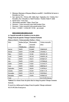 Prévision numérique de la pluviométrie sur la ville de Kisangani