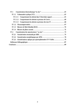 Electrodéposition et caractérisation des couches minces de Cu2O p et n