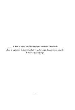FORETS SECONDAIRES DU BASSIN DU CONGO