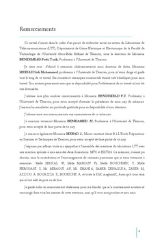 Etude, Conception et Simulation d'antennes Ultra Large Bande