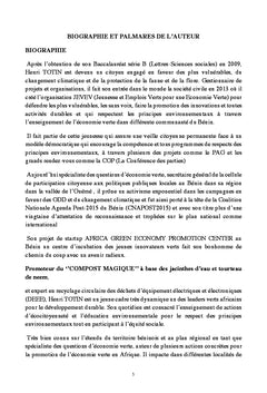Jeunesse et entrepreneuriat vert