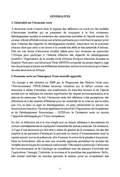 Jeunesse et entrepreneuriat vert