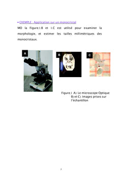 Aperçu sur les méthodes physiques d'analyses