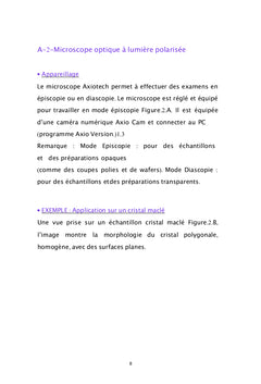 Aperçu sur les méthodes physiques d'analyses
