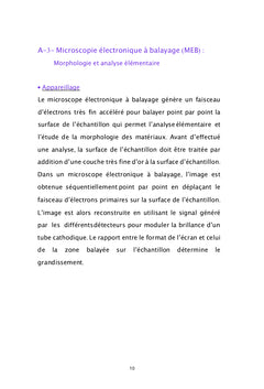 Aperçu sur les méthodes physiques d'analyses