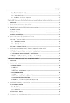 Comportements A long terme des composites A fibres de palmier dattier