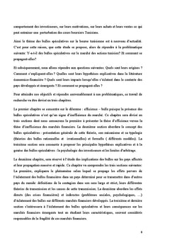 Bulles speculatives et contagion financiere: cas de la B.V.M.T