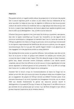 Bassin du Congo, enjeu des Relations Internationales