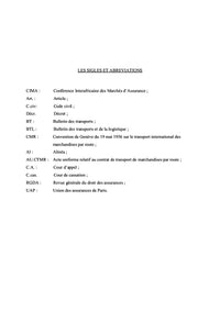 L'assurance de responsabilité civile du transporteur de marchandises