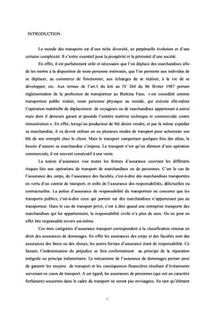 L'assurance de responsabilité civile du transporteur de marchandises