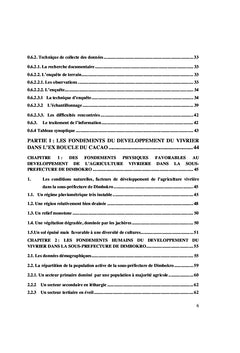 Developpement du vivrier dans l'ex boucle du cacao, cote d'ivoire