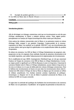 Les IDE Marocains en Afrique Subsaharienne
