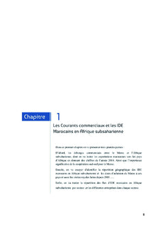 Les IDE Marocains en Afrique Subsaharienne