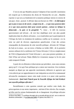 La politique africaine de l'Afrique du Sud (1994-2002)