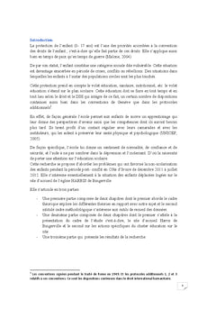 L'education de l'enfant dans l'aide humanitaire en Afrique