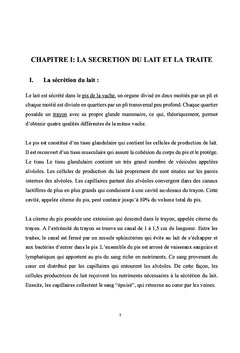 Technologie du lait et des produits laitiers