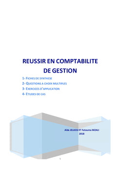 Reussir la comptabilite de gestion