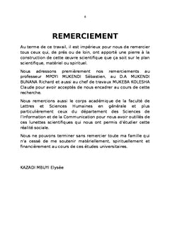 L'image de l'institution d'assurance à Mbujimayi(RDC)