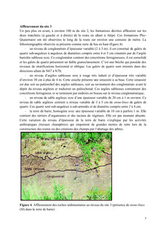 Dynamique sédimentaire et modélage des paysages par le "stone-line"