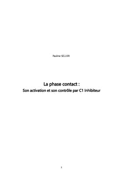La phase contact