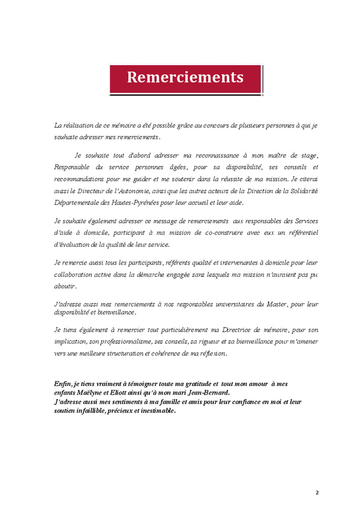 Le projet personnalisé au coeur de la qualité des services à domicile