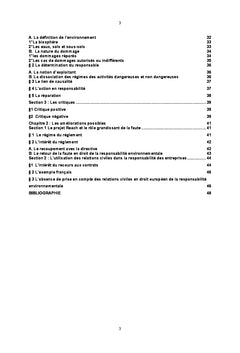 Principes de la responsabilité en droit européen de l'environnement