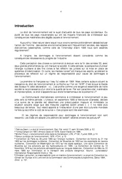 Principes de la responsabilité en droit européen de l'environnement