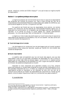 Principes de la responsabilité en droit européen de l'environnement
