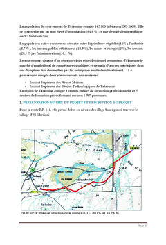 Rehabilitation de la route RR111 dans le Gouvernorat de Tataouine