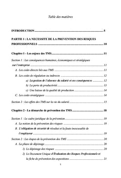 Troubles musculo-squelettiques