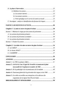Troubles musculo-squelettiques