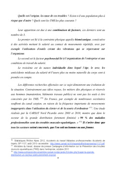 Troubles musculo-squelettiques