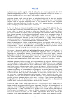 La société unipersonnelle dans l'ordre juridique congolais