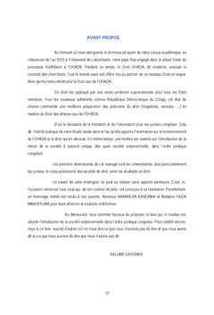La société unipersonnelle dans l'ordre juridique congolais
