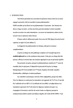 Le polytraumatise: Approche strategique et prise en charge