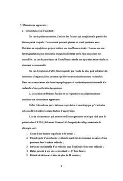 Le polytraumatise: Approche strategique et prise en charge