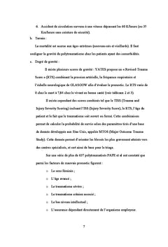 Le polytraumatise: Approche strategique et prise en charge