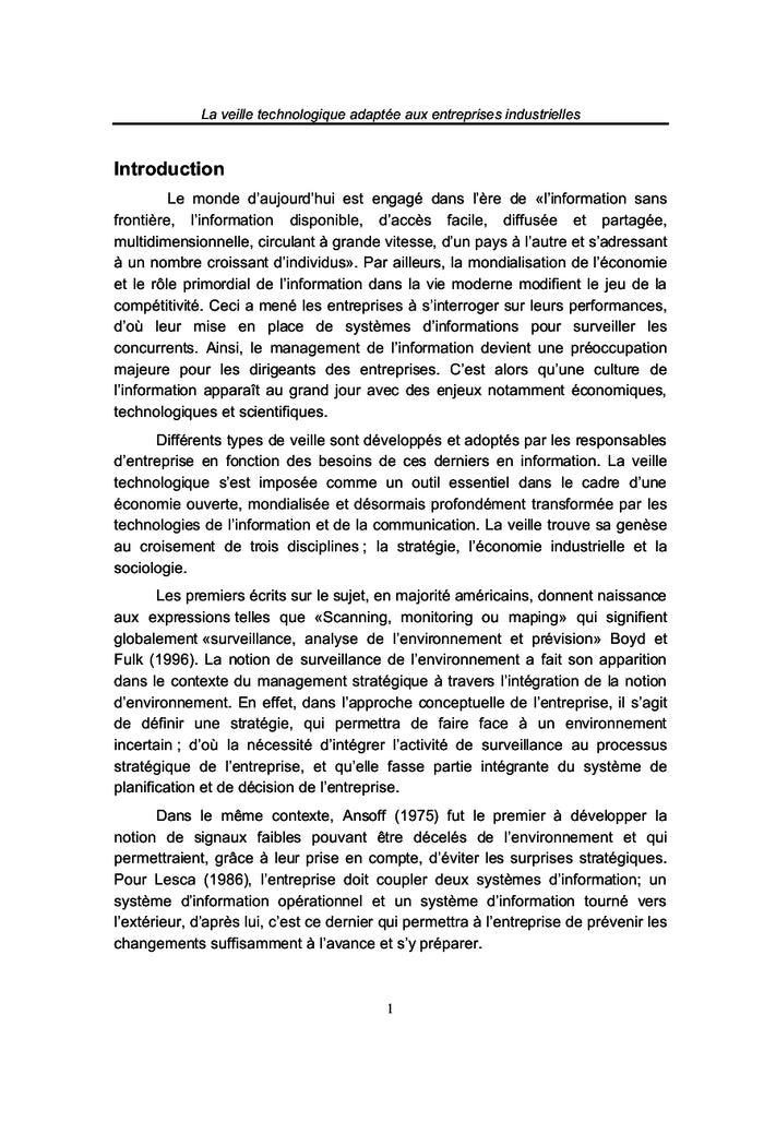 La veille technologique adaptée aux entreprises industrielles