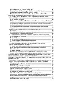 Readaptation socioprofessionnelle au Congo Kinshasa et Rwanda