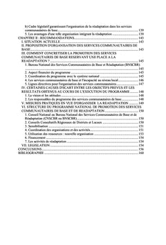 Readaptation socioprofessionnelle au Congo Kinshasa et Rwanda