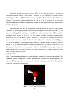 Hydrochimies des eaux souterraines