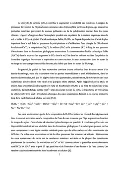 Hydrochimies des eaux souterraines