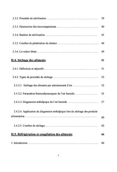 Techniques de Conservation des Aliments