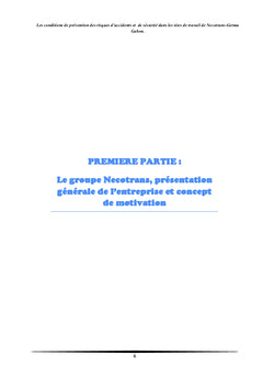 Enquete et mesures de prevention des risques d'accidents et securite