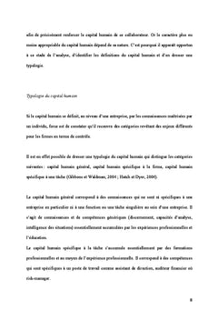 Le capital humain