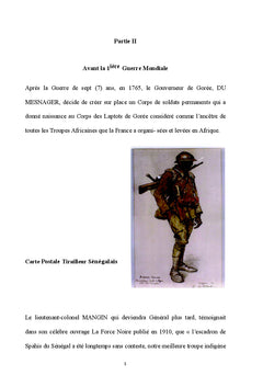 Les Tirailleurs Sénégalais, Héros du Monde Libre