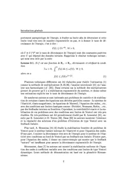 Stabilisation exponentielle de problèmes de Wentzell