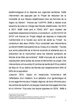 Gouvernance des ressources humaines en sante au Kanem